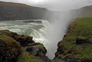 Canvas Print - Gullfoss waterfall, Golden Circle, Iceland