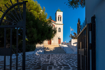 Wall Mural - Abend in Naoussa