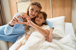 © Svitlana - Portrait of mother and daughter in the hospital room