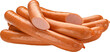 Hot dog sausage isolated