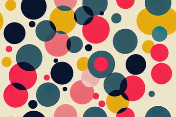 Wall Mural - abstract composition including a wide variety of forms, lines, and doodles. Generative AI