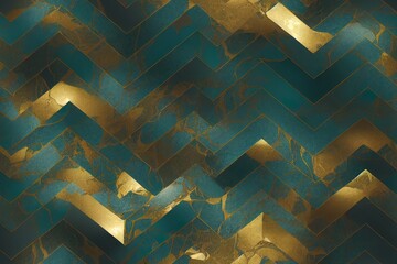 Wall Mural - Marble seamless pattern. An abstract design in shades of silver, gold, grey, blue, and black. Seamless liquid fluid. The Ebru effect, if you will. To print using aqua ink. Generative AI