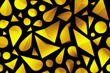 Wall Mural - Continuous geometric pattern. Generative AI