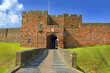 Carlisle Castle a Norman style motte and bailey fortress built in the eleventh century to secure the northern Border of England from Scottish Invasion