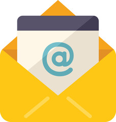 Poster - seo mail icon flat vector. social internet. service commerce isolated
