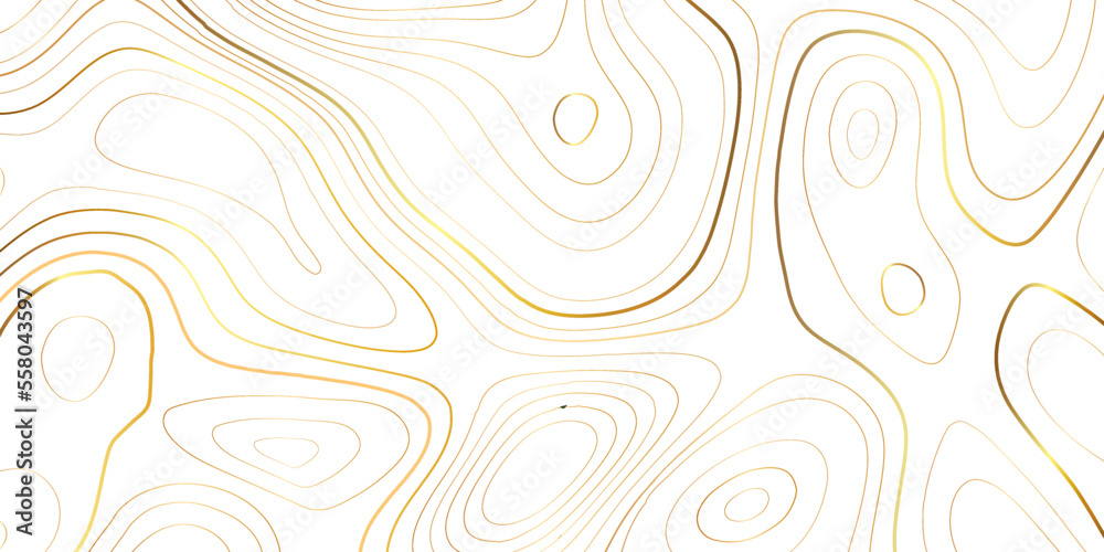 Luxury gold abstract topographic map background with golden lines ...