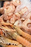 ryby, mrożonki, owoce morza, gastronomia, produkty spożywcze, stoisko,