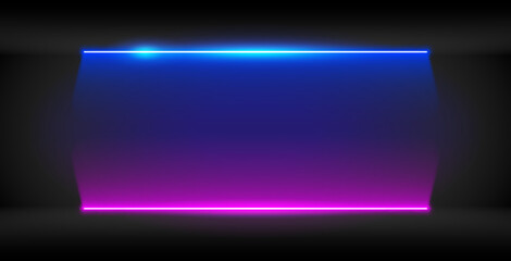 Wall Mural - Abstract Neon Illumination