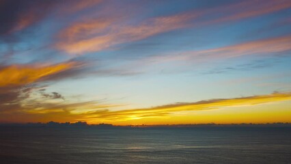 Wall Mural - beautiful sunset in the atlantic ocean at cape cabo da roca, portugal. the westernmost point of euro