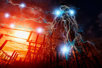Wall Mural - main power plant energy ideas and energy saving