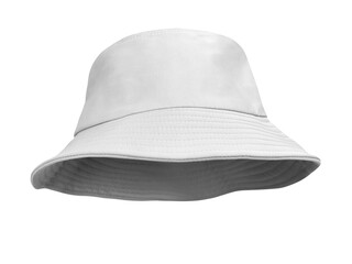 Poster - white bucket hat isolated on white