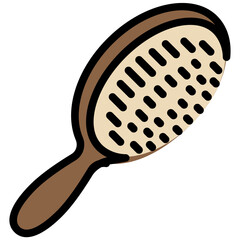 Sticker - cushion brush line filled icon