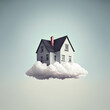 © IBEX.Media - Home floating on clouds, Generative AI illustration