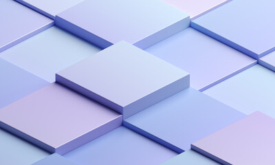 Abstract background design, minimalist geometric composition with cubes