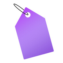 Banner Purple Sale Tag
