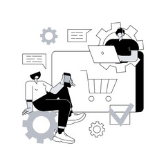 Poster - Acknowledgment received abstract concept vector illustration. Acknowledgment receipt letter, payment received, confirmation message, order status, correct delivery notification abstract metaphor.