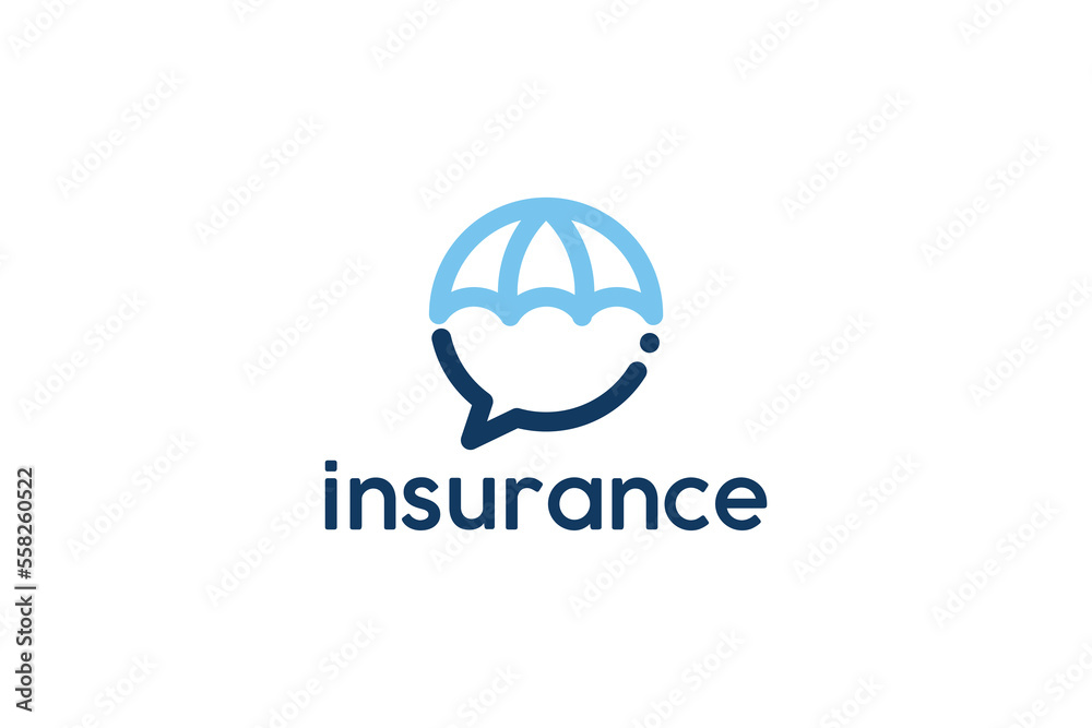 insurance logo icon vector isolated Stock Vector | Adobe Stock