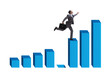 © Elnur - Businessman in growth concept with bar charts