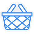 © designing ocean - Picnic Basket Icon Style