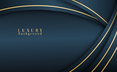 Poster - Modern design with light golden line