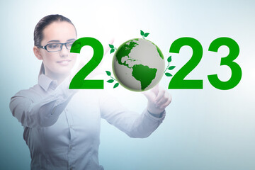 Poster - Year of 2023 in ecological concept