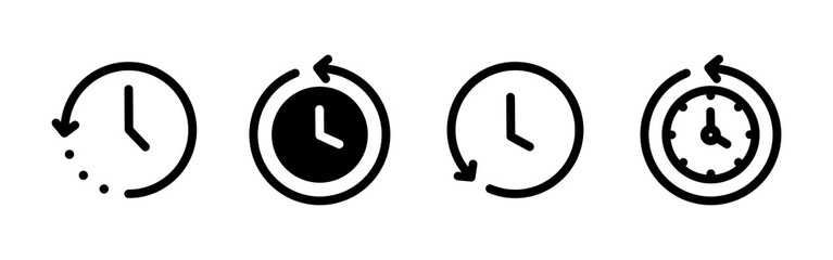 Poster - Collection of various Stopwatch icon design