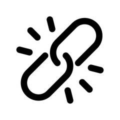 Poster - Simple link icon design