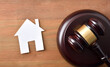 © Davizro Photography - Trial and auction concept of housing with gavel and cut out