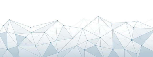 Triangle mesh decorative background with transparencies