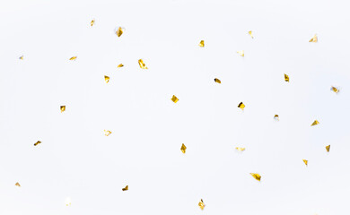 Poster - Abstract golden confetti pattern for celebration design background