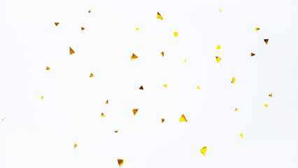 Poster - Abstract golden confetti for background and wallpaper. Luxury shiny pattern