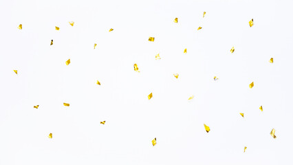 Poster - Abstract golden confetti particle pattern for luxury background