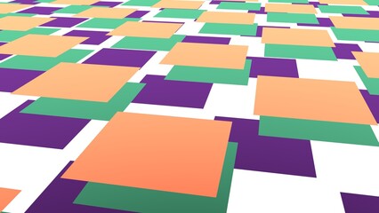 Poster - Colored abstract background of geometric shapes.