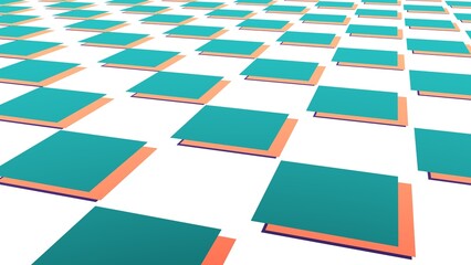 Poster - Colored abstract background of geometric shapes.