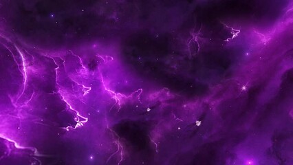 Wall Mural - Beautiful cosmic 4k video footage. Gas clouds and stars. Galaxy.