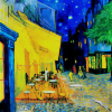 ゴッホ「夜のカフェテラス」 無料画像 - Public Domain Pictures