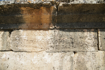 Sticker - Tomb at Hierapolis Ancient City, Pamukkale, Denizli, Turkiye