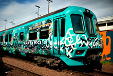 Zug, Grafitti, Vandalismus, 