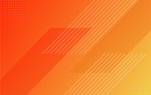 Abstract Orange Stripe Shape With Futuristic Concept Background