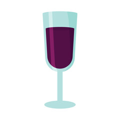 Poster - wine glass icon