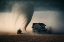 Nature's Wrath: Severe Tornado Heads Towards House In Kansas As Global Warming Leads To More Frequent And Intense Storms