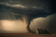 Storm Chaser's Nightmare: Severe Tornado Approaches House in Kansas as Hazardous Weather Poses Danger