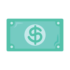 Sticker - money bill icon