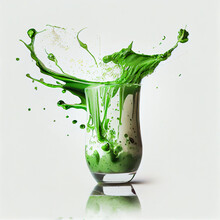 Green Smoothie, Created With Generative AI Technology.