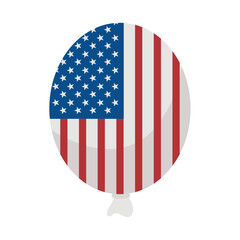 Sticker - usa balloon helium