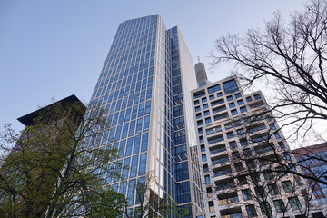 Canvas Print - Hochhaus in Frankfurt