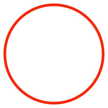 Red Circle Shape Transparent Png 
