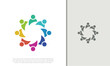 © harika013 - Global Community Logo Icon Elements Template. Community human Logo template vector. Community health care. Abstract Community logo