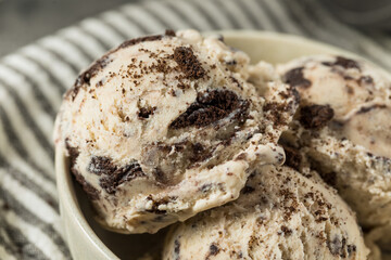 Wall Mural - Homemade Cookies and Cream Icecream