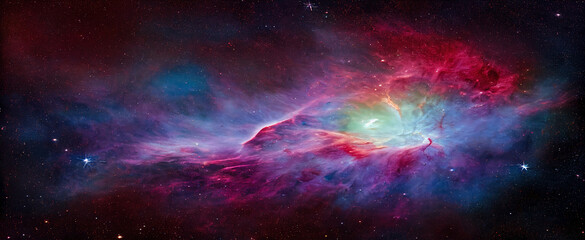 Wall Mural - galaxy with stars and space dust in the universe. space nebula